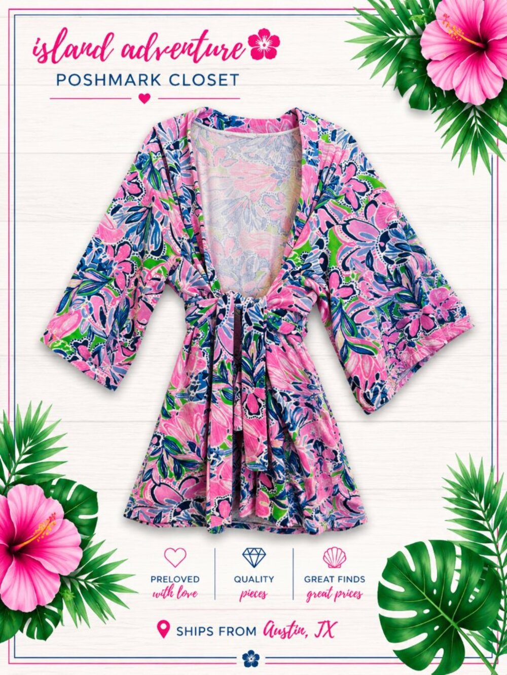 Lilly Pulitzer Bathrobe -L